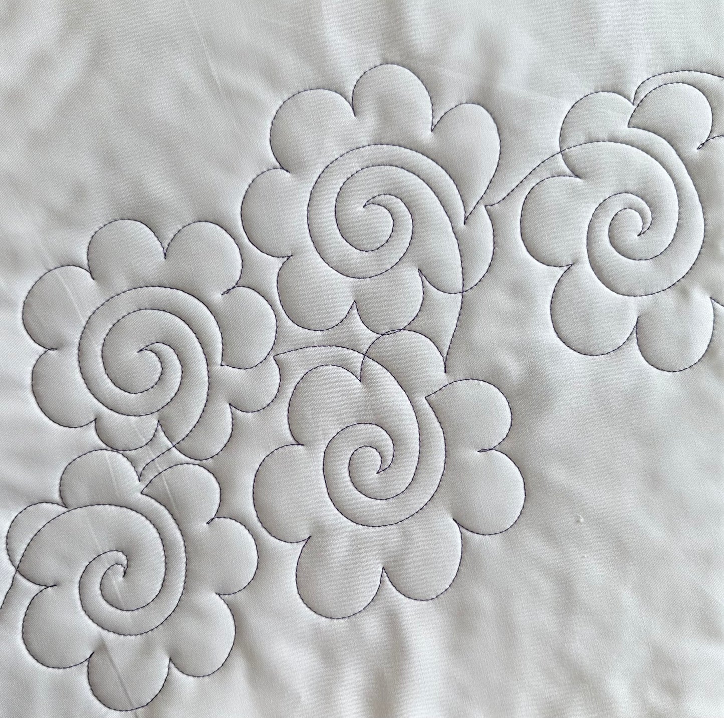 Longarm Swirl Flower
