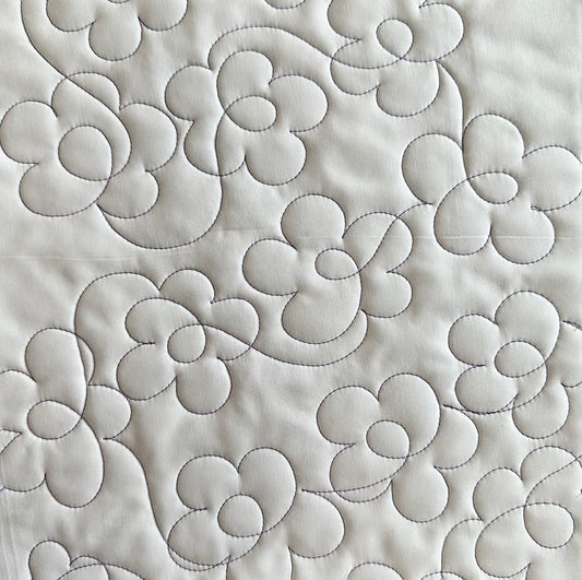 Longarm Meandering Small Flowers