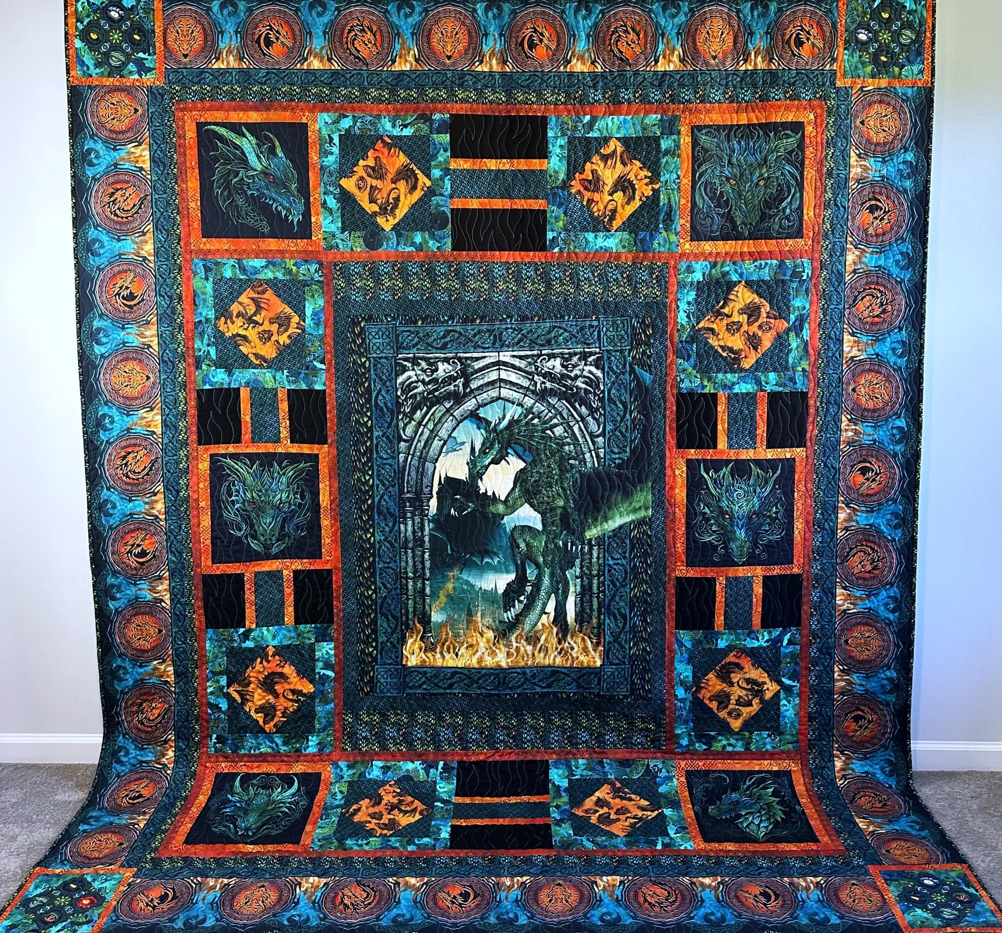 Emerald Dragon Quilt