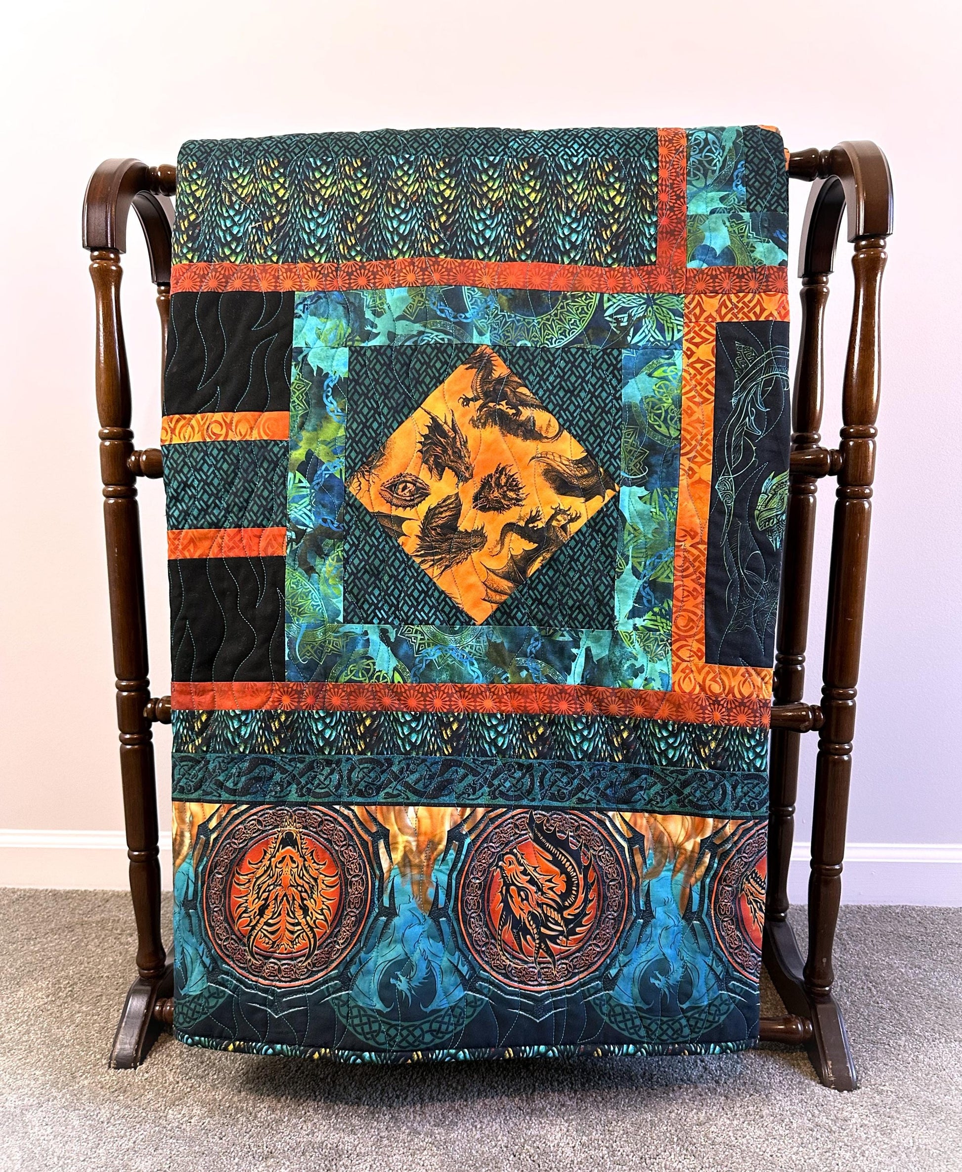 Emerald Dragon Quilt